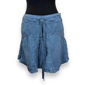 Athleta Linen‎ Mini Skirt Womens 6P